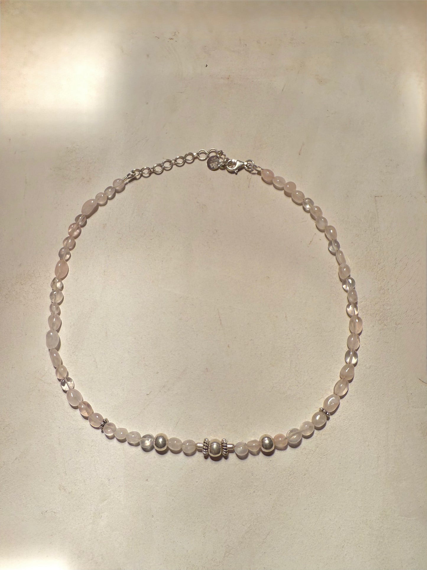 Pink Quartz Necklace